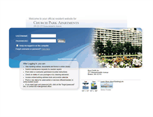 Tablet Screenshot of churchparkresidents.buildinglink.com