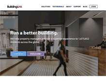 Tablet Screenshot of buildinglink.com